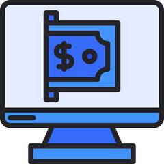 Sticker - online payment icon