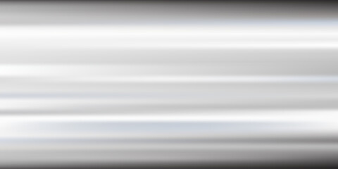 Silver foil background. Metal gray textured shiny gradient. Stainless glossy surface with reflection. Realistic chrome backdrop with folds. Vector illustration