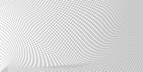 Abstract halftone dots background. Halftone effect vector pattern.