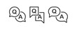 © John Design - QA question and answer icon. Vector illustration desing.