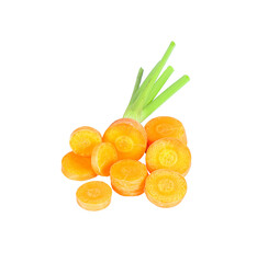 Sticker - baby carrot on  transparent png