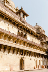 Wall Mural - Detail of the Jahangir Mahal Palace in Orchha, Madhya Pradesh, India.