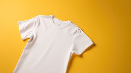 Wall Mural - Mockup of t-shirt on colorful background