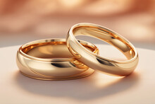 Wedding Rings .  Generative AI 