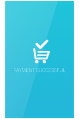 Poster - Trolley with payment successful on screen