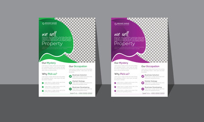 Trendy flyer design minimal flyer design flyer for business agency flyer vector multiple color business flyer design simple flyer design corporate flyer design curve shape flyer design creative 