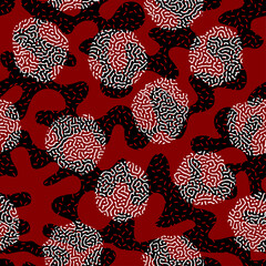 Poster - Vector ethnic tribal pattern. Seamless vector image.