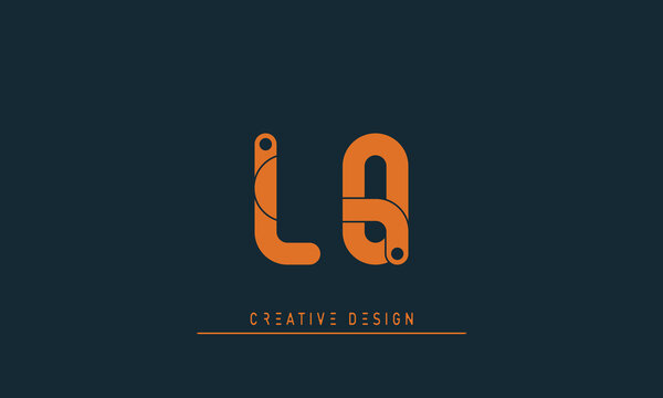 Alphabet letters Initials Monogram logo LO , OL