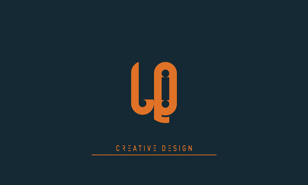 Alphabet letters Initials Monogram logo LQ , QL