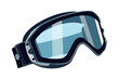 Adventure snorkeling goggles accessory icon