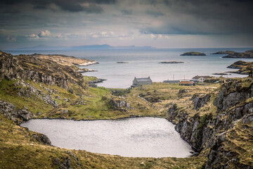 Wall Mural - Geocrab Hamlet near Likisto on the Isle of Harris