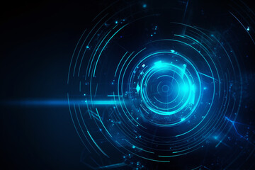 Abstract technology background Hi-tech communication concept futuristic digital innovation background,  Created using generative AI tools.