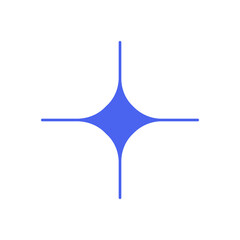 Poster - minimal star design element