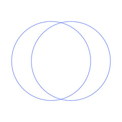 Poster - futuristic outline design element