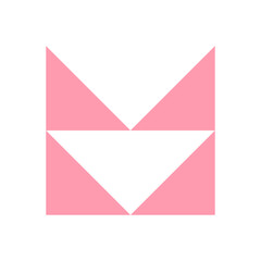 Poster - abstract geometric shape design element