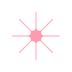Poster - star shape design element