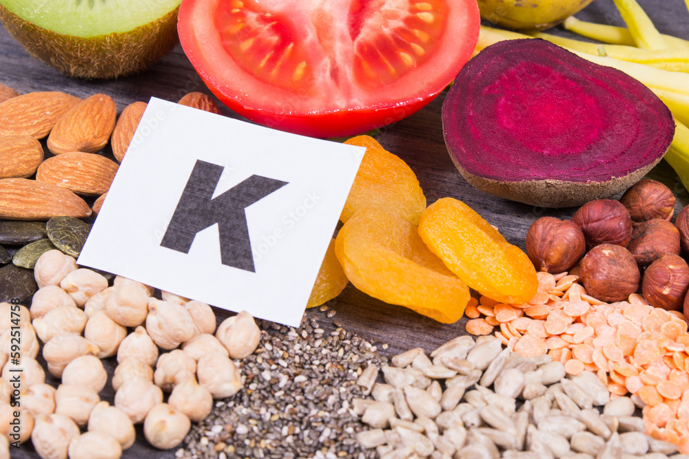 Nutritious ingredients containing natural vitamin K, potassium and ...