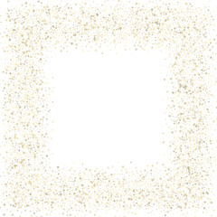 Wall Mural - Gold Glitter Stars. Luxury Shiny Confetti.