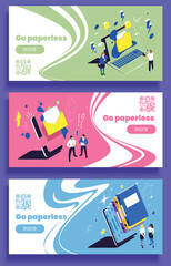 Poster - Go Paperless Banners