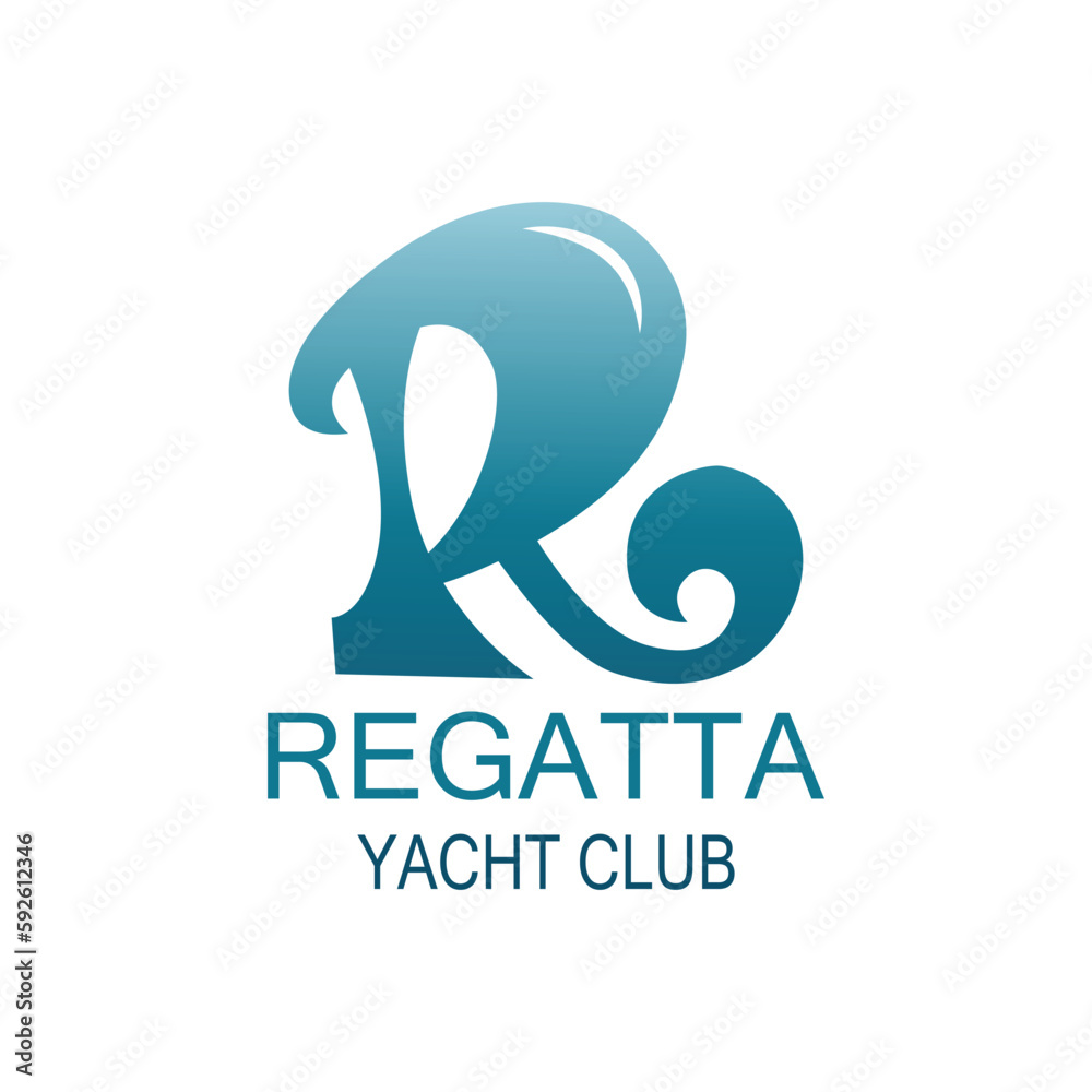 Letter R logo design. Creative R logo symbol. Vector illustration for ...