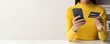 © Parichat - Close up view of young woman shopping online with credit card and smartphone.