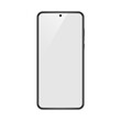 © Olesia - Smartphone vector mockup. Mobile phone template with blank screen. Cell phone device isolated on white background.