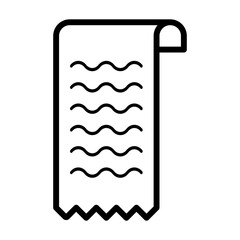 Poster - Shopping receipt vector icon. Shopping list icon. A simple stylish shop receipt. Payment confirmation icon.
