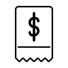 Poster - Shopping receipt vector icon. Shopping list icon. A simple stylish shop receipt. Payment confirmation icon.
