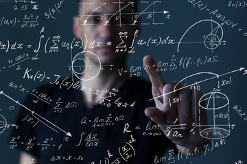 mathematics formulas, high education concept