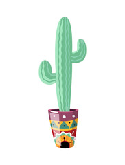 Poster - Cactus Flat Illustration