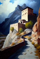 Wall Mural - Pakistan_Baltit_Fort_in_Hunza