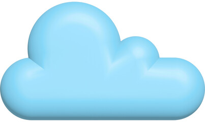 cloud 3d icon