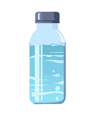 Wall Mural - Blue water bottle icon