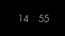 Special Clock 15 Minute Countdown Animation Timer Countdown. Countdown 15 Minutes. 4K UHD
