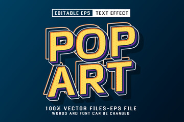 Poster - Pop Art Editable Text Effect