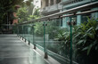 tempered laminated glass railing balustrade panels frameless ,safety glass for modern architectural buildings.