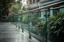 Tempered Laminated Glass Railing Balustrade Panels Frameless ,safety Glass For Modern Architectural Buildings.