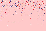 Fototapeta Londyn - celebration Birthday confetti background vector illustration party anniversary graduation.
