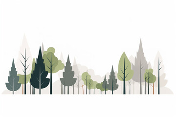 Minimalist woodland