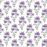 Fototapeta  - seamless floral pattern