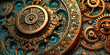 © SK - modern mechanical steampunk background background image 17339662fr