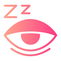 sleepy gradient icon