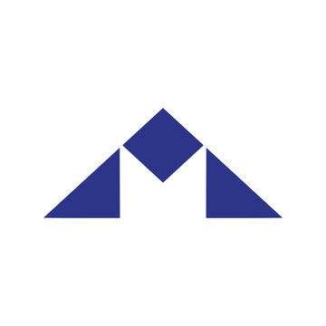 m logo design easy catchy m symbol aa1