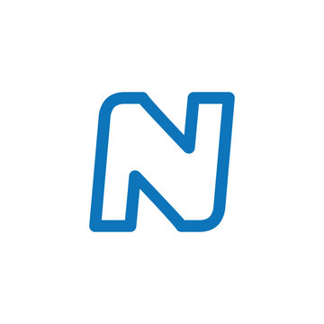 n logo design easy catchy n symbol
