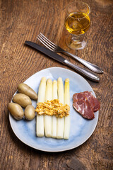 Poster - white asparagus