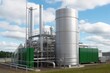 View of Biogas Plant. Photo generative AI