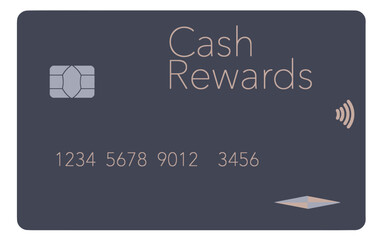 Sticker - Here is a cash rewards credit card or debit card. 