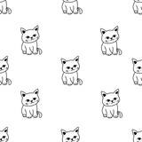 Fototapeta  - pattern with sad
cats