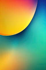 Wall Mural - Abstract background with summer colors. Generative AI