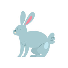 Sticker - Cute bunny standing